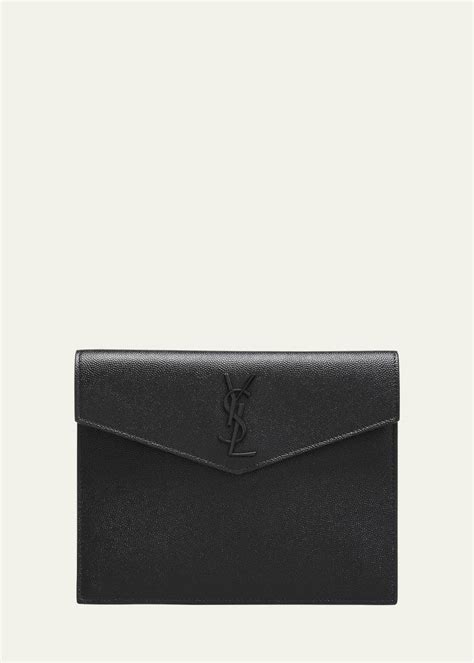 ysl baby pouch wallet|Saint Laurent Uptown Baby YSL Grain Leather Pouch .